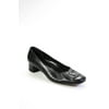Pre-owned|Salvatore Ferragamo Boutique Womens Leather Block Heel Pumps Black Size 5 B