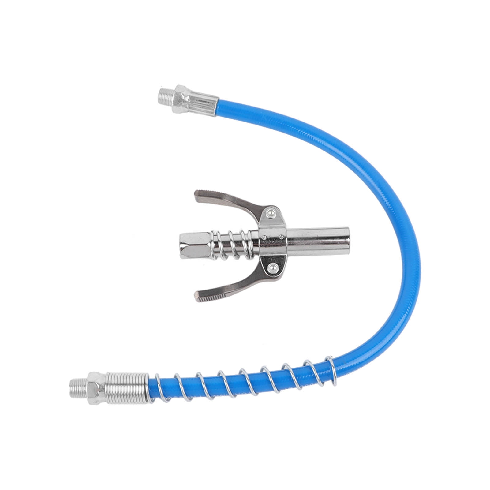 Grease Gun Coupler with 40CM Hose Lock Type High Pressure Double Handle Lubriing Gun Nozzle Tip