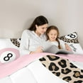 thumbnail image 5 of Castle Fairy 3-Piece Full Leopard Billiards Bedding Comforter Set, 5 of 8