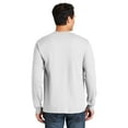 thumbnail image 3 of Gildan Ultra Cotton Men's Long Sleeve T-Shirt, Durable, Crewneck Classic Fit Tee, White, S, 3 of 5