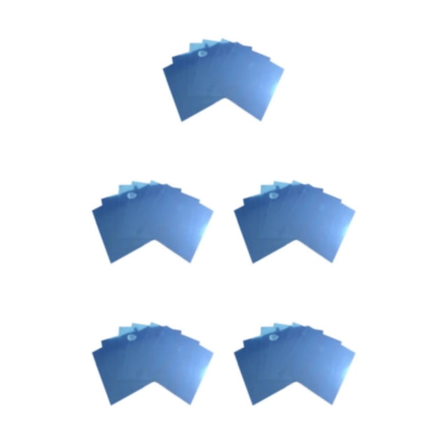 relayinert 6pcs ABS Made Mirror Tiles Strong Structure Easy Installation Mirror Stickers For Flexible Mirror 5Set