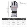 thumbnail image 3 of Guantes de esquí de los hombres de invierno cálido a prueba de viento y de lana de esquí Deportes de contacto de pantalla Guantes de lana, 3 of 5