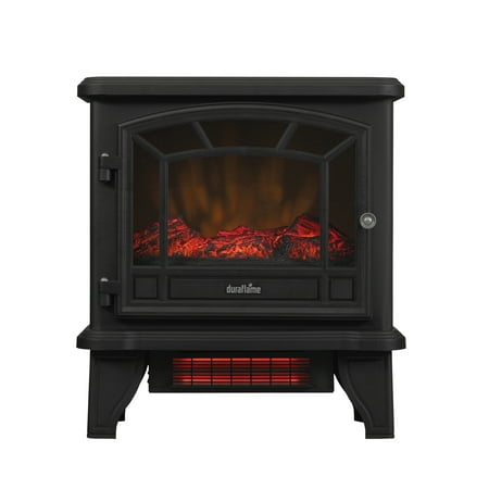 Duraflame Freestanding Infrared Quartz Fireplace Stove Black