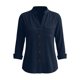 thumbnail image 4 of Neewe Womens Classic Plain Shirt Casual Collar Long Sleeve Loose Fit Button Down Tops Daily Outfits, 4 of 5
