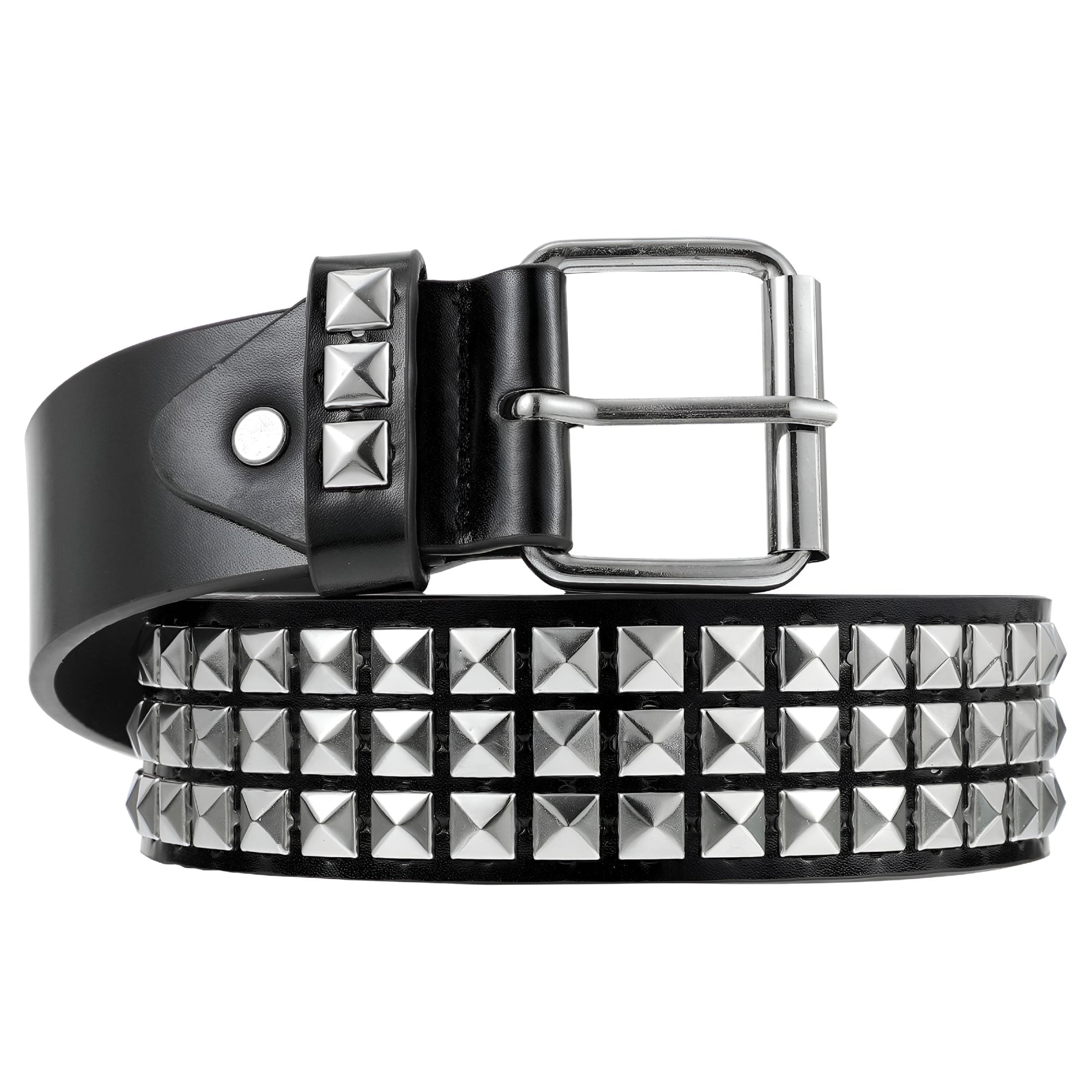 XIATIAN Studded Belt Metal Punk Rock Rivet Belts for Women/Men