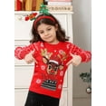 thumbnail image 5 of Aideaone Toddler Ugly Christmas Sweater Girls Xmas Boys Sequin Knit Pullover Tacky Kids Holiday Tops 2-6 Years, 5 of 7