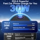 thumbnail image 3 of Cargador de coche USB C Avatcen 65W PD30W+QC3.0 de 4 puertos con voltímetro, 3 of 7