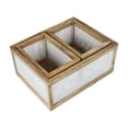 thumbnail image 6 of happimess BSK3005A-3SET Fallon Modern Minimalist Handmade Wooden Metal Nesting Storage Baskets, White/Natural (Set of 3), 6 of 6