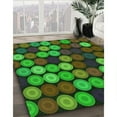 thumbnail image 3 of Ahgly Company Machine Washable Indoor Rectangle Transitional Chocolate Brown Area Rugs, 6' x 9', 3 of 7