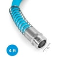 thumbnail image 2 of Camco 22590 EvoFlex 4-Foot Drinking Water Hose - With 5/8-Inch ID - Drinking Water Safe, 2 of 12