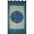 thumbnail image 1 of India Arts Rideau à Pattes Paons en Coton 44 Pouces x 88 Pouces Bleu, 1 of 4