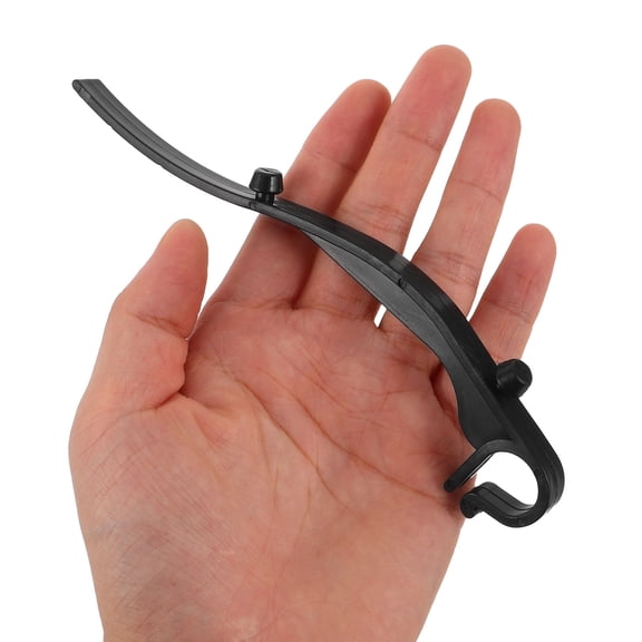 ETHZZLE 40Pcs Black Plastic Gutter Clips for Secure Gutter Guard Attachment and Reinforcement