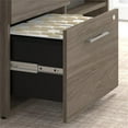 thumbnail image 3 of Pemberly Row Engineered Wood Low Storage Cabinet with Drawers in Modern Hickory, 3 of 7