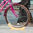 thumbnail image 4 of WRITWAA Bike Stand Rack Bike Parking Holder Light Brown Wood 1Pcs, 4 of 8