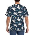 thumbnail image 2 of Naloa Friendly Sharks Men's T-Shirt Sport T-shirt Men's Basic Tee Casual Men's Shirt, Round Neck, Short Sleeves - X-Large, 2 of 5