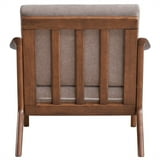 Living Room Chairs, Modern Contemporary Style Accent Chair, Chairs with Light Brown Fabric and ...