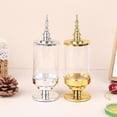 thumbnail image 2 of 1pc Creative Wedding Candy Box Electroplating Gold And Silver Plastic Cylindrical Candle Holder Wedding Candy Box, 2 of 5
