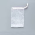 thumbnail image 2 of ZPSHYD Soap Bag, Exfoliating Mesh Soap Pouch Nylon Exfoliating Mesh Drawstring Bubble Foaming Net Soap Bag Facial Body Cleaning Tool(White), 2 of 2
