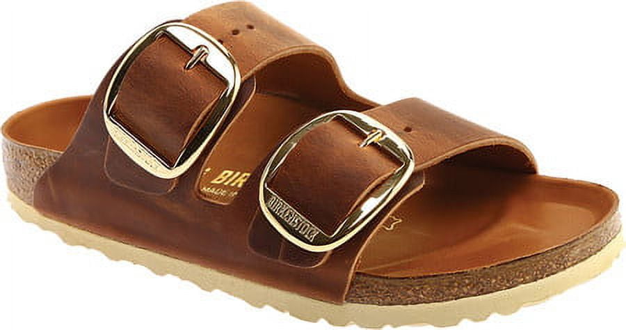 Women's Birkenstock Arizona Big Buckle Oiled Leather Slide