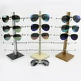 thumbnail image 2 of 5Layers Wooden Sunglasses Display Stand Eyewear Storage Rack for Market Sell Black Wood Color, 2 of 8