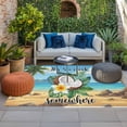 thumbnail image 2 of Tropical Plants Outdoor Rug for Patio/Deck/Porch, Non-Slip Large Area Rug 5 x 7 Ft, Coastal Beach Coconut Tree Palm Leaves Indoor Outdoor Rugs Washable Area Rugs, Reversible Camping Rug Carpet Runner, 2 of 8