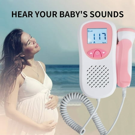 Heartbeat Monitor Portable-FetalDopler-Easy to Use for Home