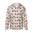 thumbnail image 1 of Balery Christmas Santa Claus Sudadera ligera de manga larga con capucha y protección solar UPF 50+ para hombre y mujer, ideal para pesca y running-XX-Large, 1 of 7