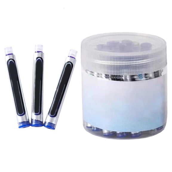 Giaone 30x/Set Fountain Pen Ink Cartridges Replaceable Ink Refills 3.4mm Ink Sac