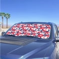 thumbnail image 2 of Jeiento Hibiscus Floral Car Sunshade for Women Front Sunshade Blocks Sun Visor Foldable Front Window Cover Sun Visor Keep Your Vehicle Cool Fit Car Front Window for Trucks SUV Van, 2 of 6