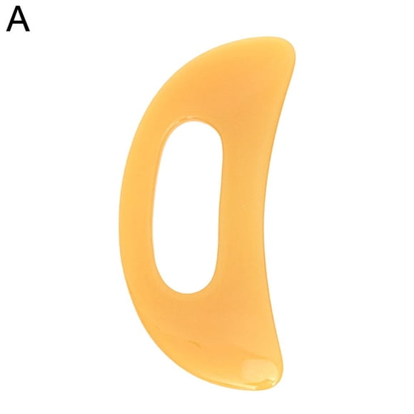 Outil de massage en Résine Jaune avec Poignée Grand Outil pour Dos Cou Visage Jambes