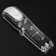 thumbnail image 1 of Anrom Cortapelos Cubierta Transparente DIY Reemplazo Cubierta Protectora para Cortapelos Wahl 5 Star Wireless Magic Clip Clipper # 8148 Carcasa Transparente Plata, 1 of 3
