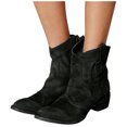thumbnail image 4 of Awdenio Bottes Mode Décontractées pour Femmes Bottes d'Équitation à Talon Bloc Talon Bas Mi-Mollet, 4 of 5