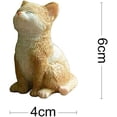 thumbnail image 2 of Figura de gato en miniatura para jardín de hadas - Lindo gatito, 2 of 3