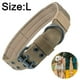 thumbnail image 2 of Collar militar para perros Collar para perros de trabajo con hebilla y anillo en D de metal ajustable, 2 of 5