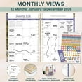 thumbnail image 5 of bloom daily planners 2026 Weekly & Monthly Planner, 5.5" x 8.25", Wildflower Mountainside, Soft Cover with Stickers & Bookmark, 5 of 19