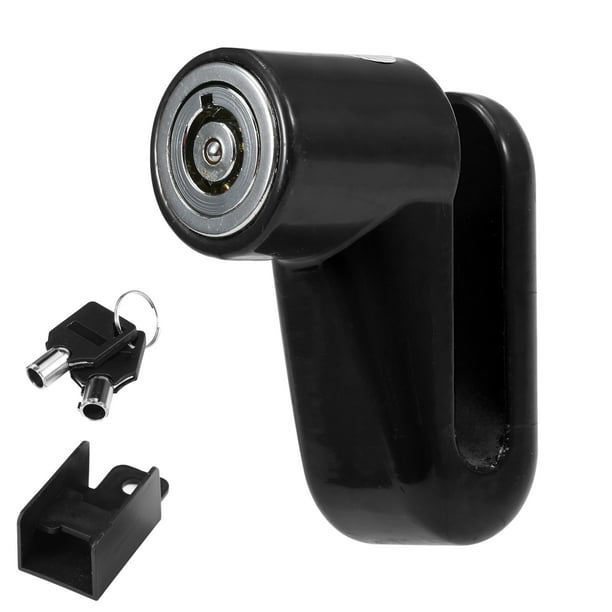 Candado de disco resistente para bicicletas de montaña, antirrobo, en color negro, fabricado en acero reforzado, resistente al agua, a la corrosión y al corte, tamaño compacto de 5.5x4.3x2.3 cm,