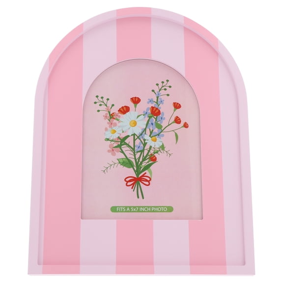 Arched Picture Frame, Pink, 5" x 7", Mother's Day by Way To Celebrate