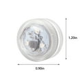 thumbnail image 4 of SuoKom 6Pci Pool Lights, Submersible Led Lights with Suction Cups, Remote Pool Lights, Ip68, 15 Led Color Changing Battery Led Lights Underwater with Timing Lightning, 4 of 9