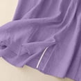 thumbnail image 6 of Womens Midi Comfortable Skirts High Rise Wide Leg Casual Everyday Purple L, 6 of 7