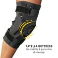 FUTURO Sport Hinged Knee Brace, Adjustable, Black, Firm Stabilizing