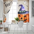 thumbnail image 5 of Fsddascl Halloween Blackout Curtains for Bedroom/Living Room, Thermal Insulated Kitchen Curtains, Vintage Orange Scary Pumpkin Ghost Bird Grommet Darkening Window Treatment Drapes 52"x63"x2, 5 of 6