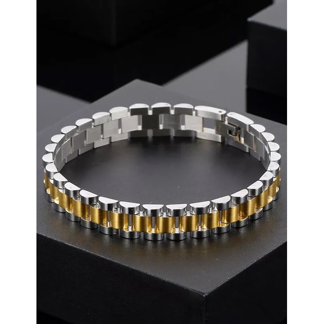 Pulsera Acero Inoxidable Combinada