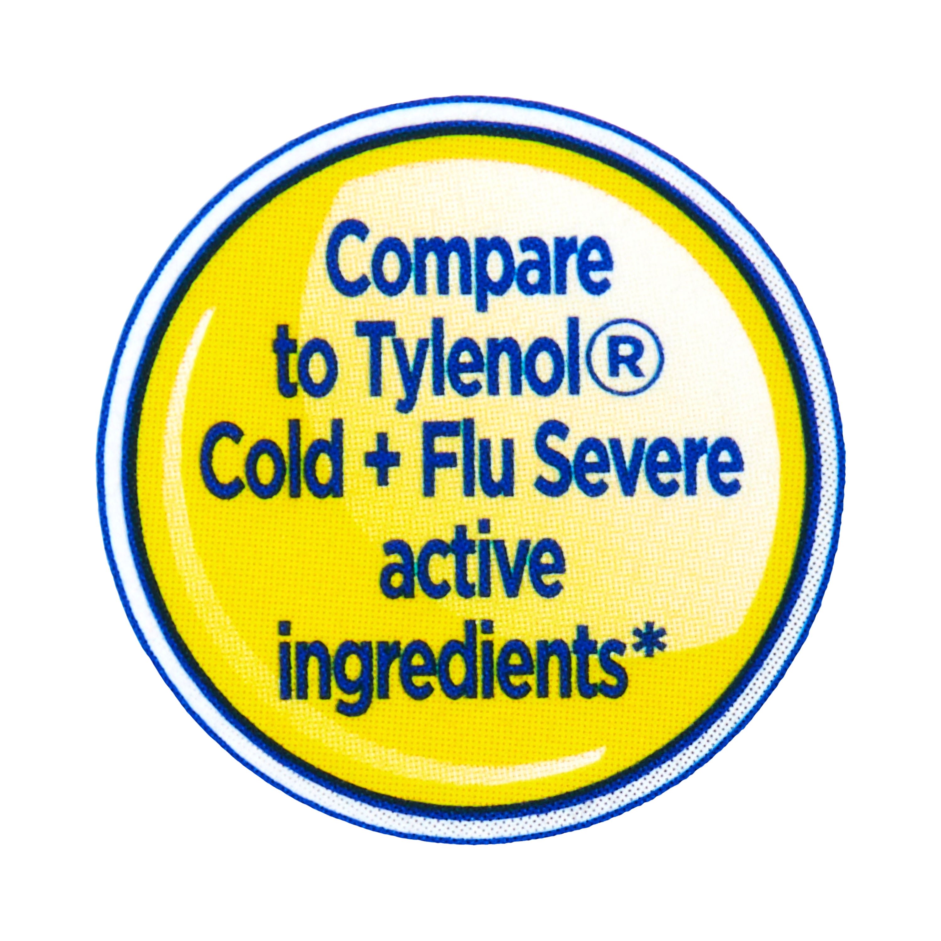 Equate Severe Cold & Flu Caplets, 24 Count, Compare to Tylenol® Cold + Flu Severe Active Ingredients