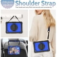 thumbnail image 5 of JINRAN JINRAN Case for Samsung Galaxy Tab A8 10.5 inch 2022 SM-X200/ SM-X205/ SM-X207 with Screen Protector [360 Degree Rotatable Stand & Hand Strap] Pen Holder Shoulder Strap for Tab A8 10.5, 5 of 7