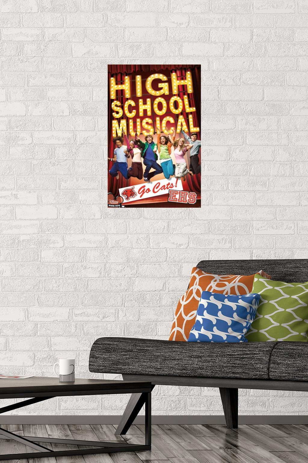 High School Musical - Go Cats! Wall Poster, 14.725" x 22.375"