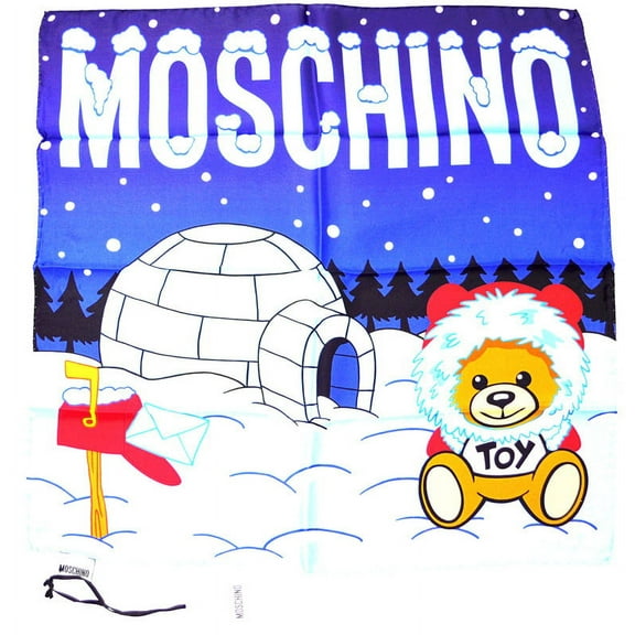 Moschino Igloo Scarf - Blue
