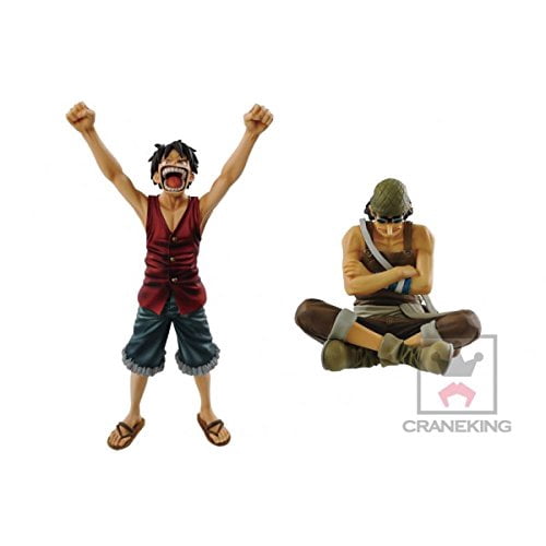 Banpresto One Piece Dramatic Showcase 5th Season Vol.1 Figure Set - 2 Figure Complete Collection, Official Japan Import