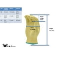 thumbnail image 2 of G & F Products Kevlar Knit Work Gloves 1678L Cut Resistant Protective Gloves, Size L, 1 Pairs Yellow, 2 of 20