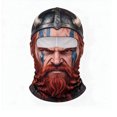 Viking Ritual Masks Novelty Ski Mask, Realistic Viking Face Balaclava, Funny Winter Face ...