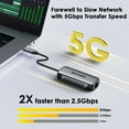 thumbnail image 2 of WAVLINK 5Gbps USB-C to Ethernet Adapter with 95W PD, 5000Mbps RJ45 Port, USB 3.2, Wake-On-LAN, Plug & Play for Windows/Mac/Linux/Chrome OS – Compact & Portable, 2 of 8